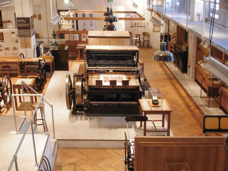 Expozice "Tiskařství" Národní technické muzeum